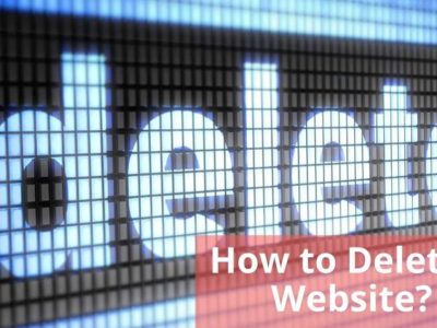 How to Delete a Website