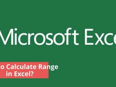 How to Calculate Range in Excel