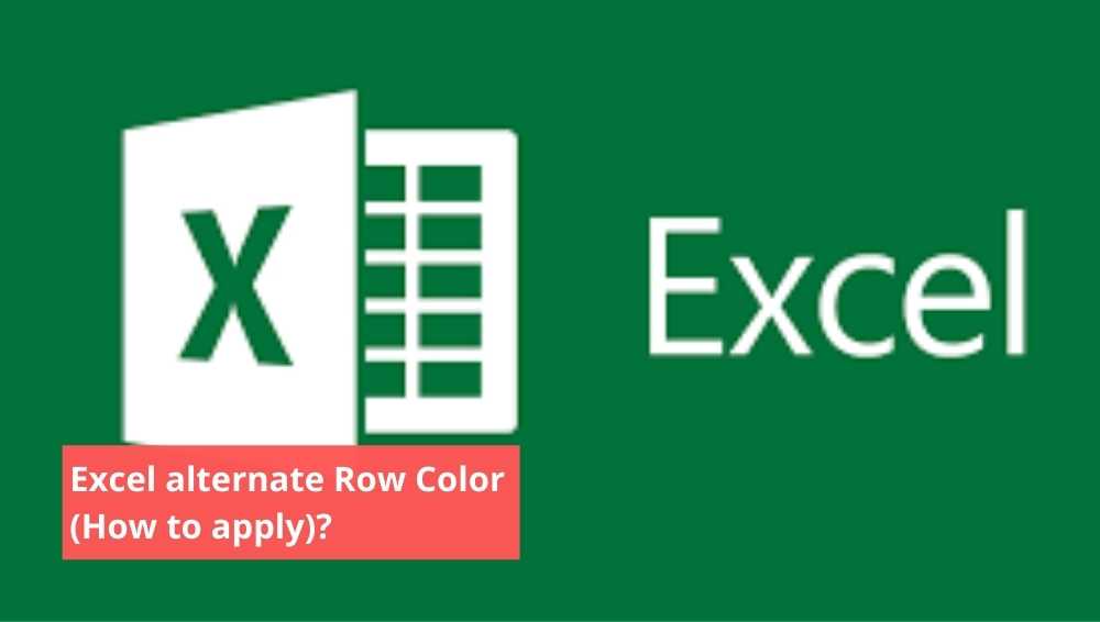 conditional formatting excel 2016 alternate row color
