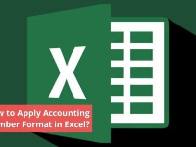 How to Apply Accounting Number Format in Excel